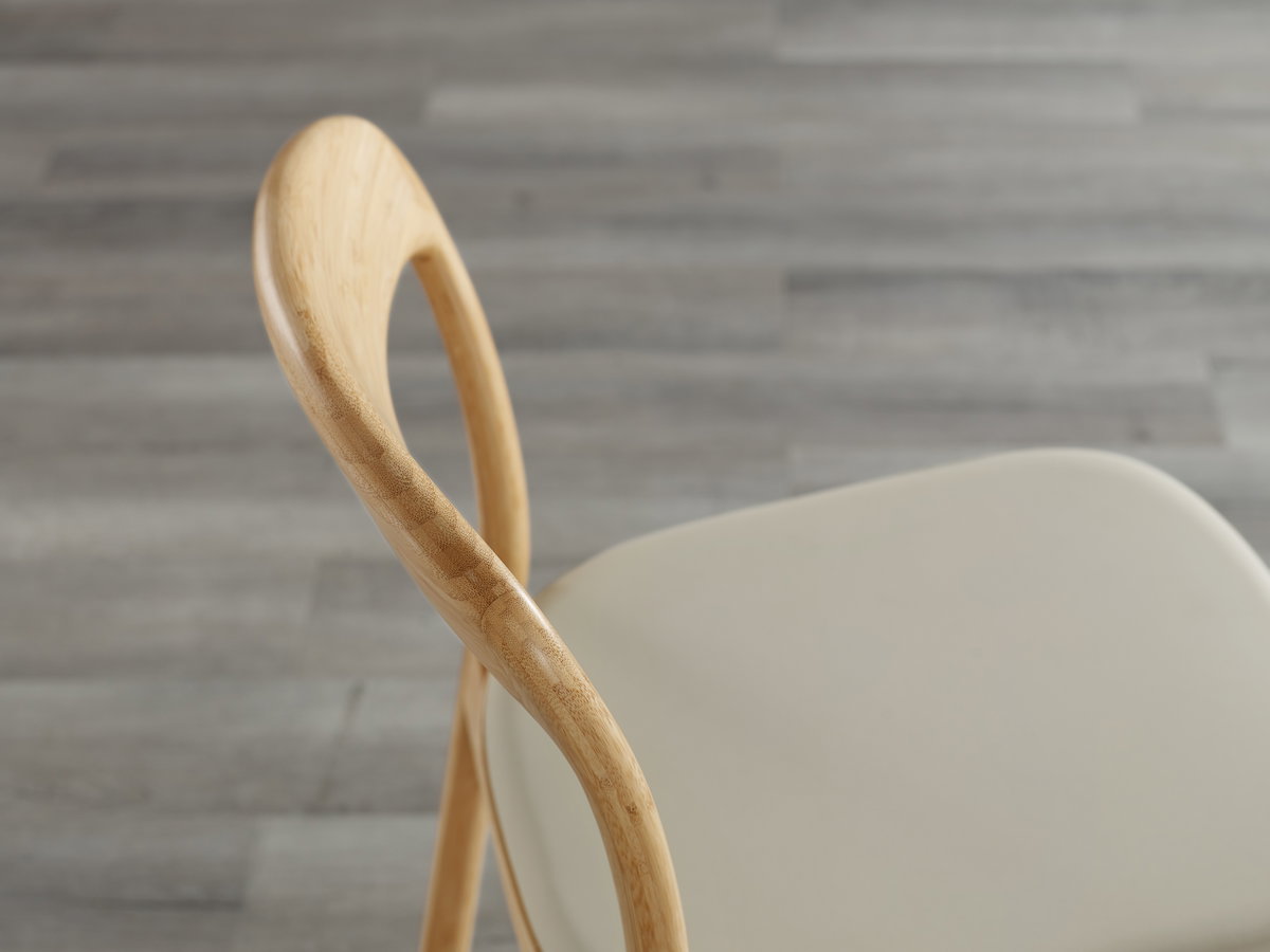 Hanna Dining Chair Leather Seat, Wheat (Set of 2), by Greenington, 18" length x 21.5" width x 30.75" height View 8