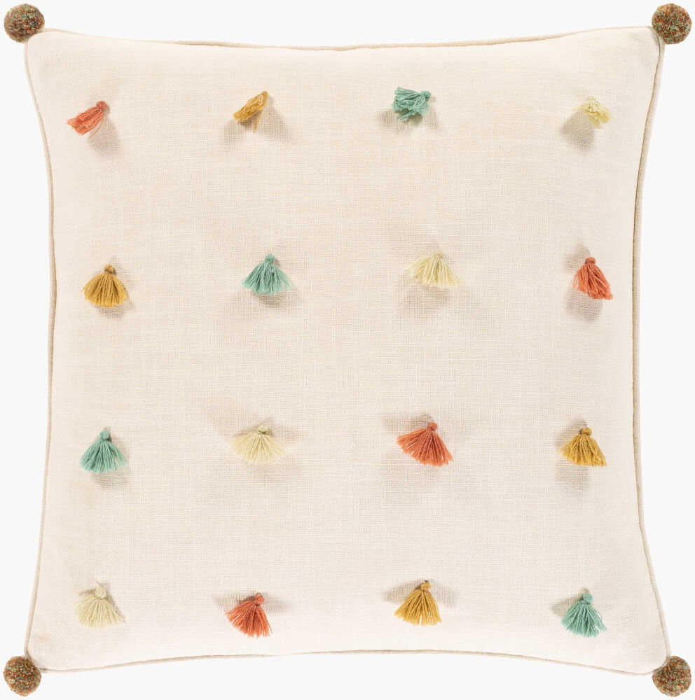 Byron Bay Accent Pillow Poly, Decorative Pillow by Surya, 20" length x 20" width