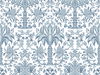 Palmetto Palm Damask Blue Wallpaper thumbnail 0