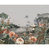 Floating Gardens Grey Wall Mural thumbnail 0