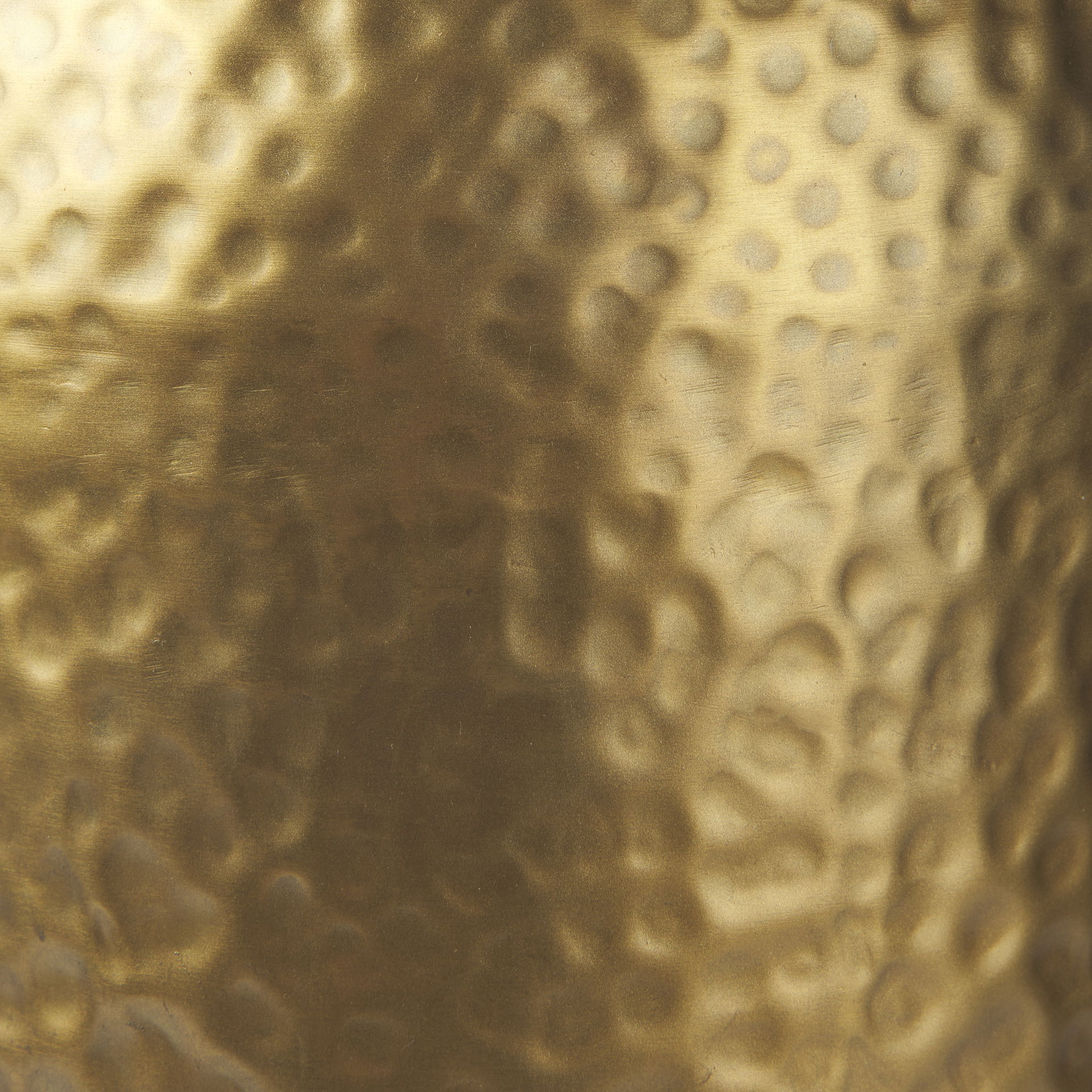 Leo 18.0L x 18.0W x 31.0H Gold Hammered with White Fabric Shade Table Lamp large image 