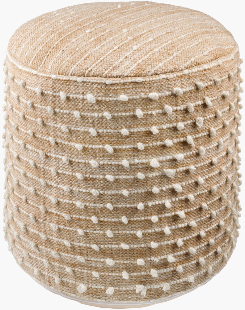 Imani Pouf, Ottoman by Surya, 18" width x 18" height