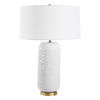 Iona White Glaze Table Lamp thumbnail 3