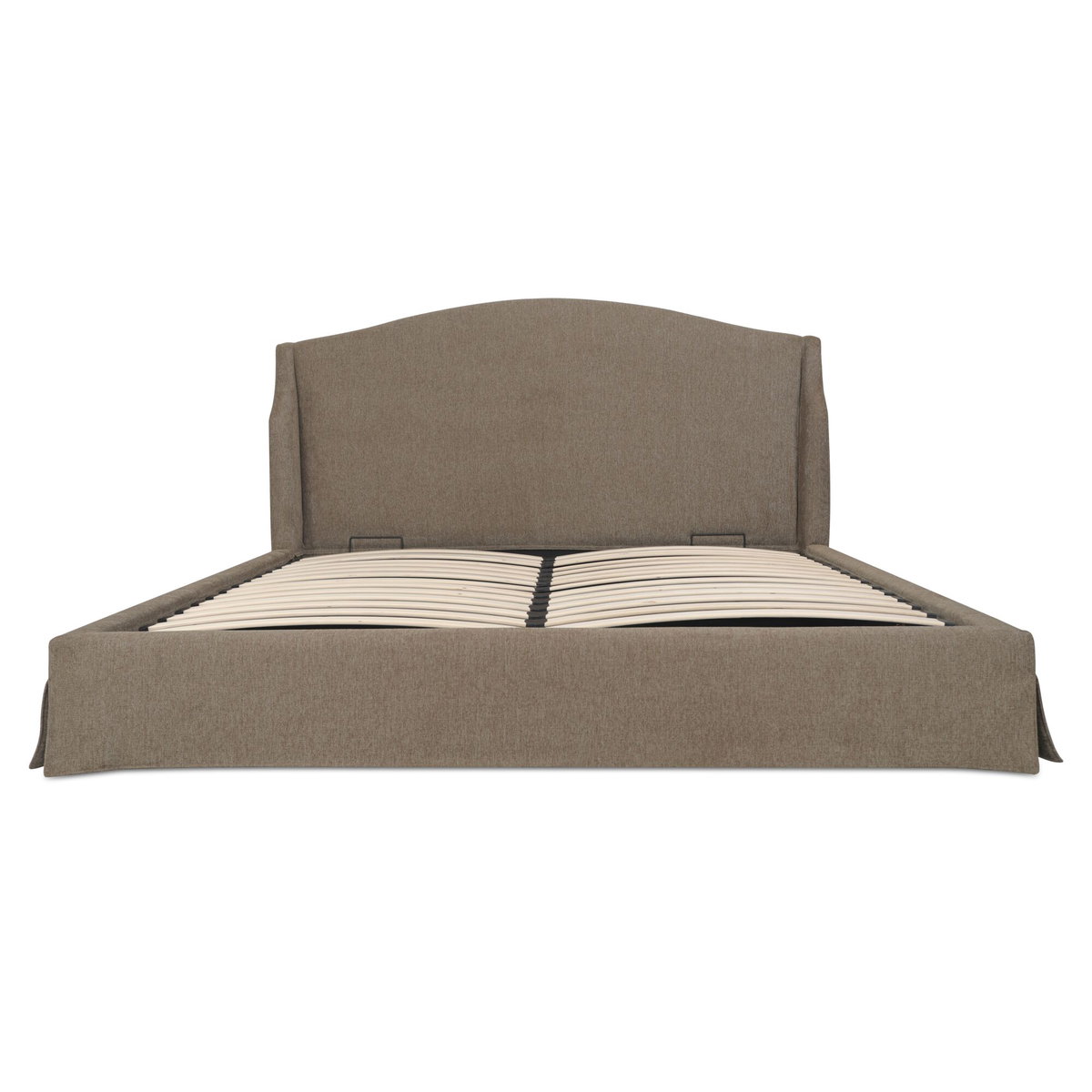 Weston King Storage Bed Brown, by Moe's Home, 6'7.92" width x 4'2" height x 7'4.58" depth View 4