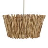 Rhea 4 Light Wood Branch Chandelier thumbnail 3