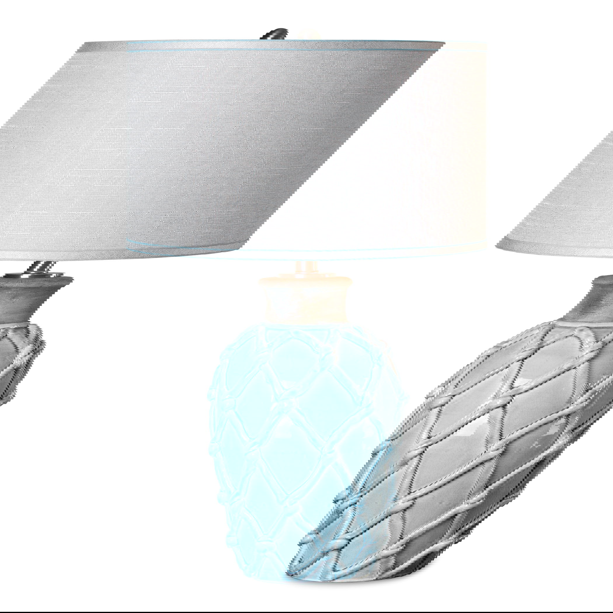 Parterre Pale Blue Table Lamp large image 