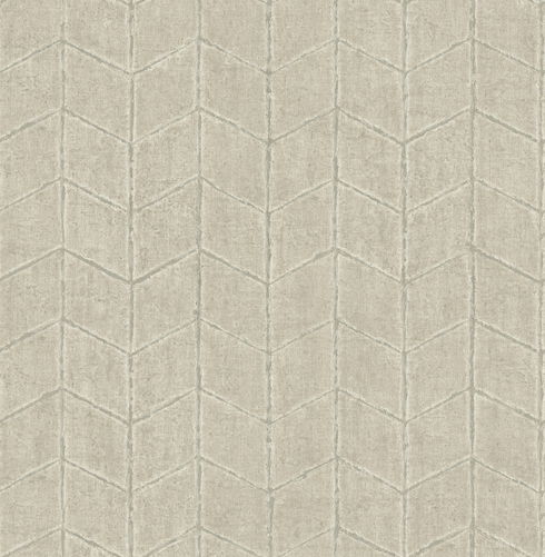 Flatiron Geometric Taupe Wallpaper