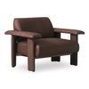 Marcello Lounge Chair Dark Brown thumbnail 1