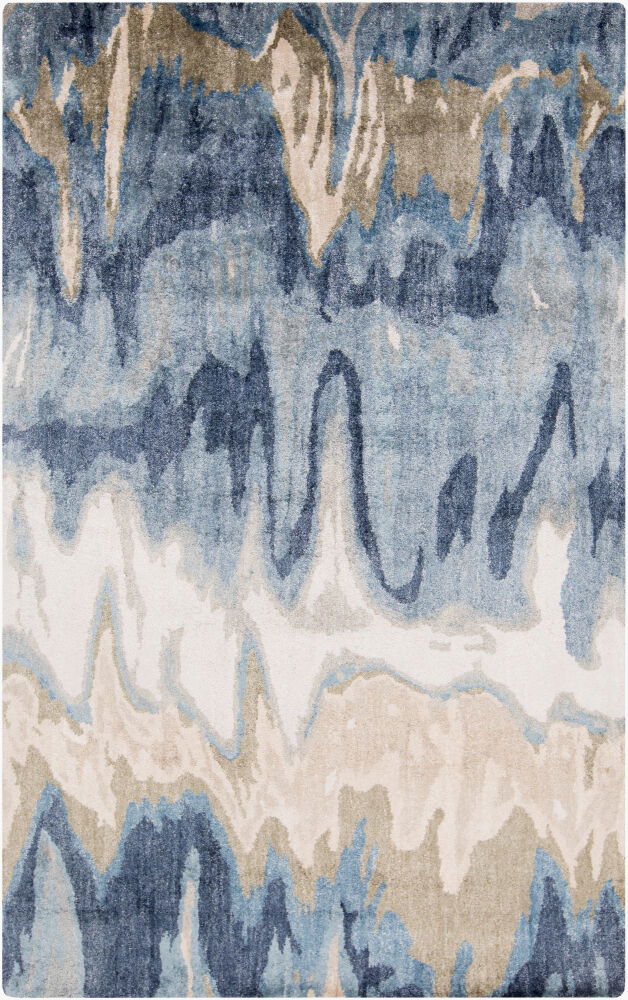 Gemini Handmade Rug, by Surya, 1'6" length x 1'6" width