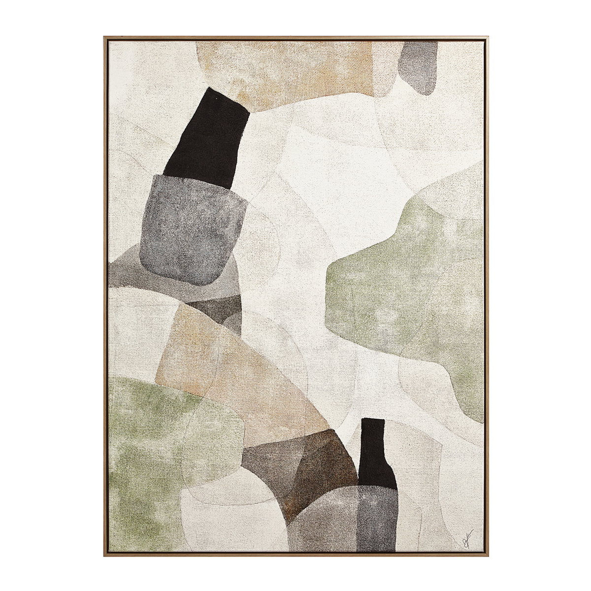 Nala, Painting by Renwil, 48" height x 1.38" depth View 1