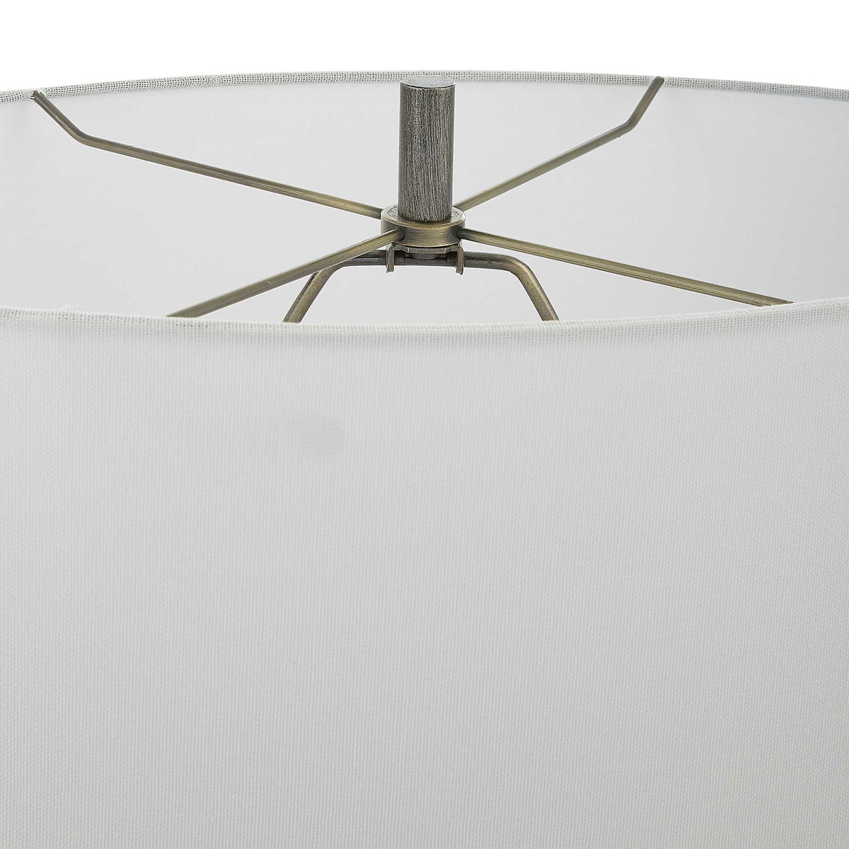 V-Groove Modern Table Lamp, by Uttermost, 19" width x 32.5" height x 10" depth View 6