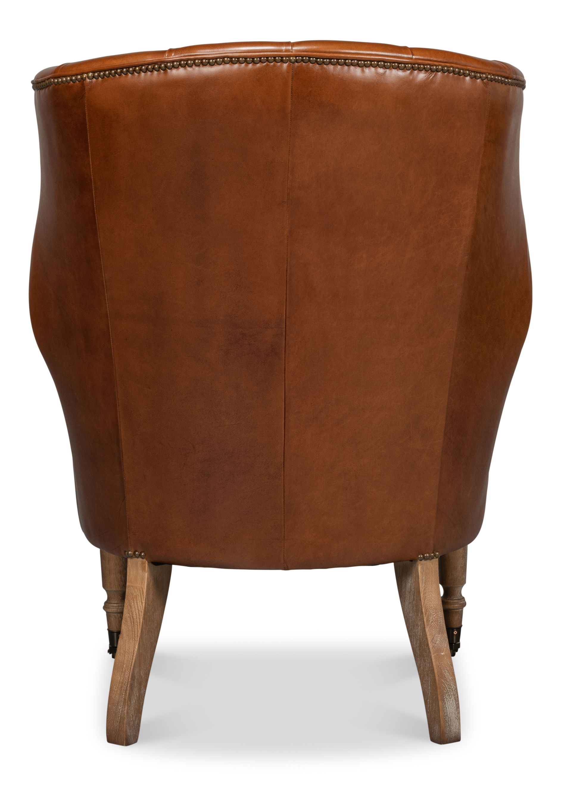 Welsh Leather Chair  Vintage Havana large image 