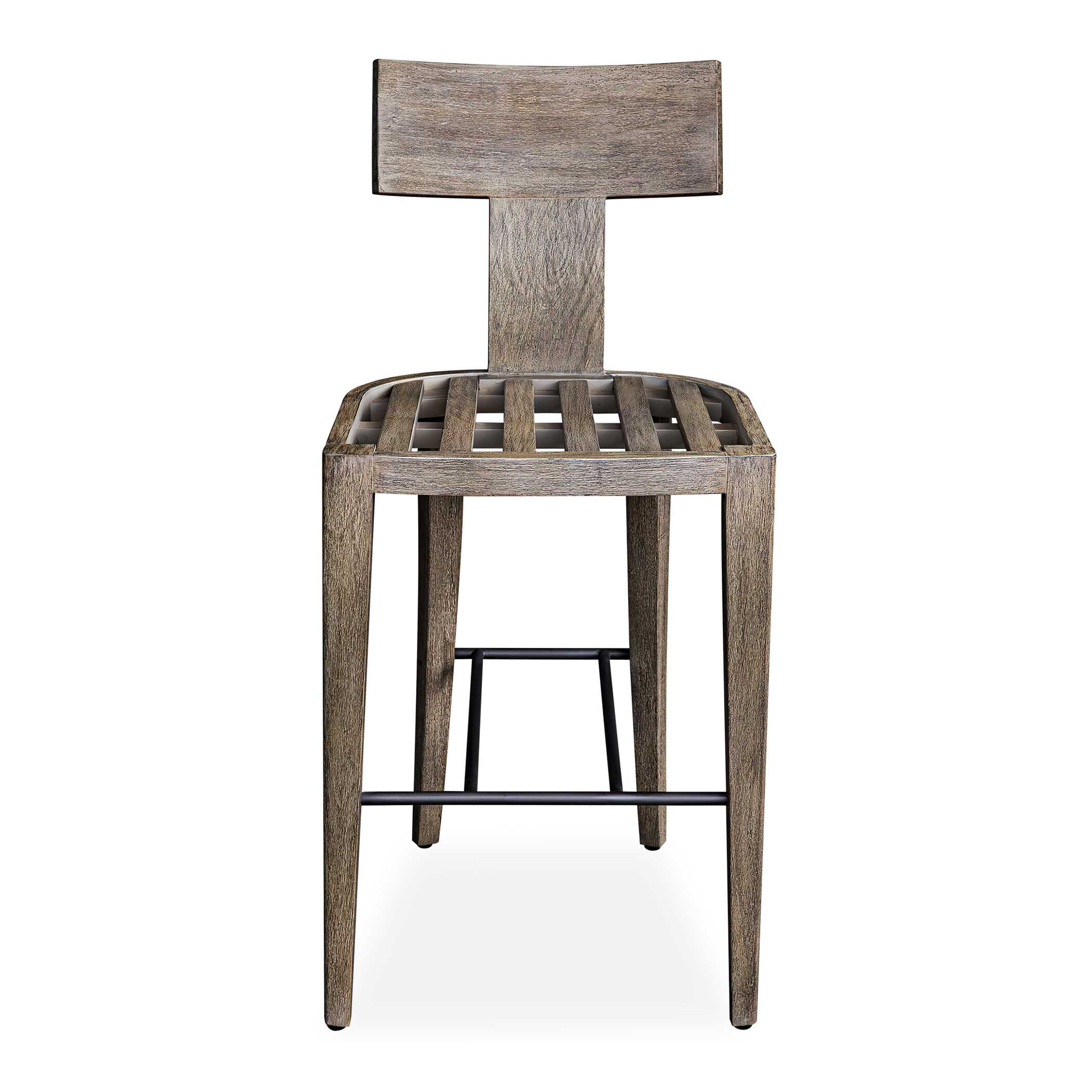 Cellini Outdoor Bar Stool, Furniture by Uttermost, 20" width x 43.5" height x 23.25" depth View 7