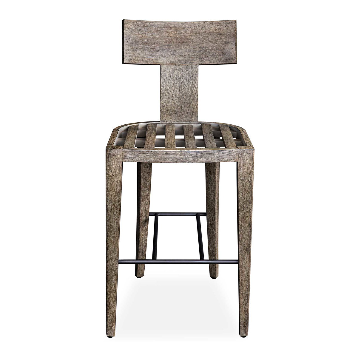 Cellini Outdoor Bar Stool, Outdoor Stool by Uttermost, 1'8" width x 3'7.5" height x 1'11.25" depth View 7