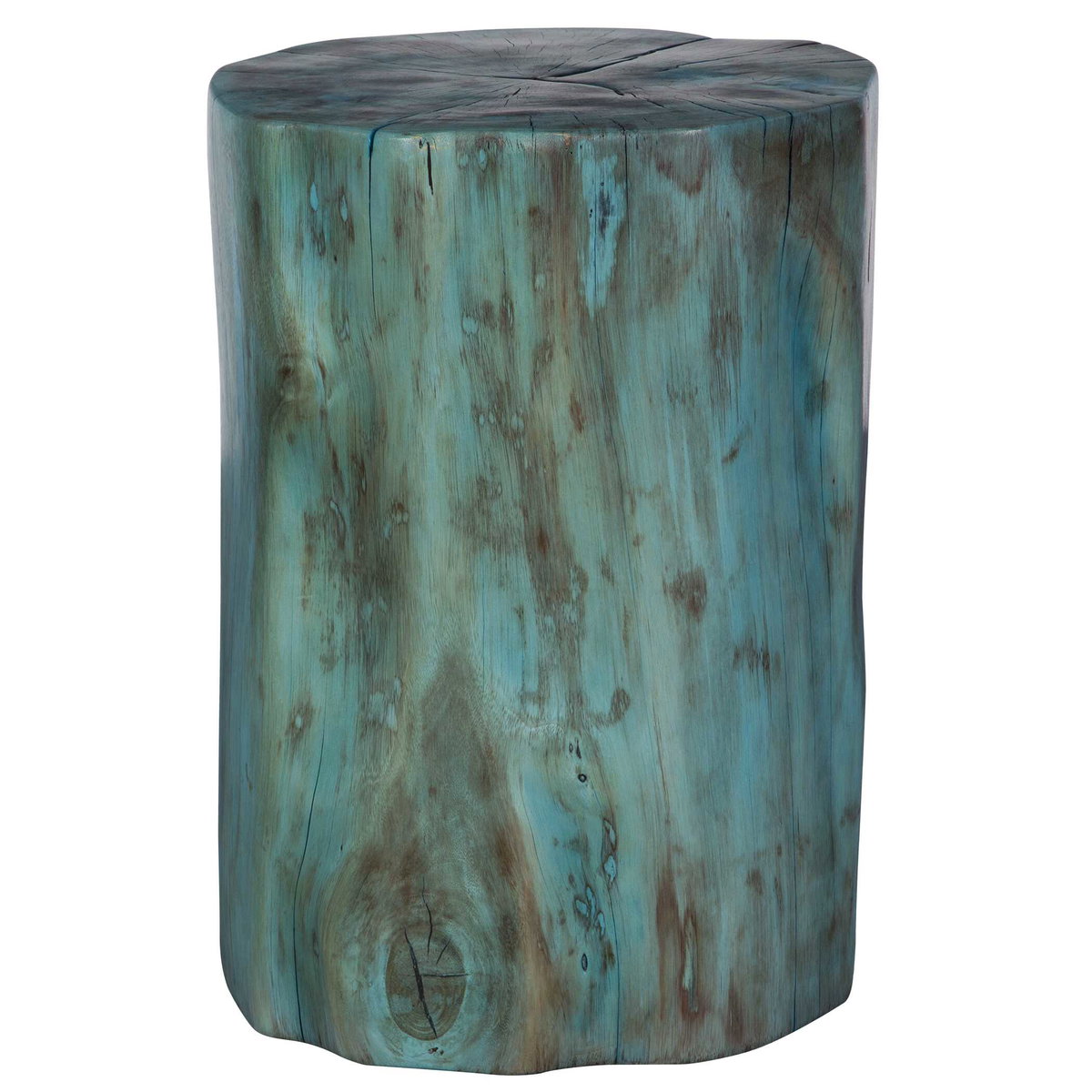 Habitat Blue Accent Stool, Counter & Bar Stool by Uttermost, 16" width x 20" height x 16" depth View 4