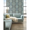Kaleidoscope Blue Wallpaper, by York Wall, 27' length x 2'3" width x 0.02" depth thumbnail 8