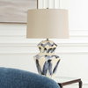 Oranda Abstract Geometric Table Lamp, by Uttermost, 1'5" width x 2'4.5" height x 1'5" depth thumbnail 4