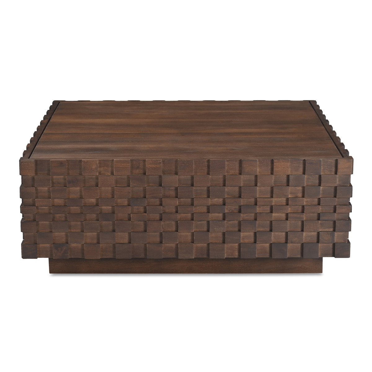 Easton Storage Coffee Table Brown, by Moe's Home, 42" width x 16" height x 42" depth View 11