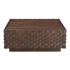 Easton Storage Coffee Table Brown, by Moe's Home, 42" width x 16" height x 42" depth thumbnail 11
