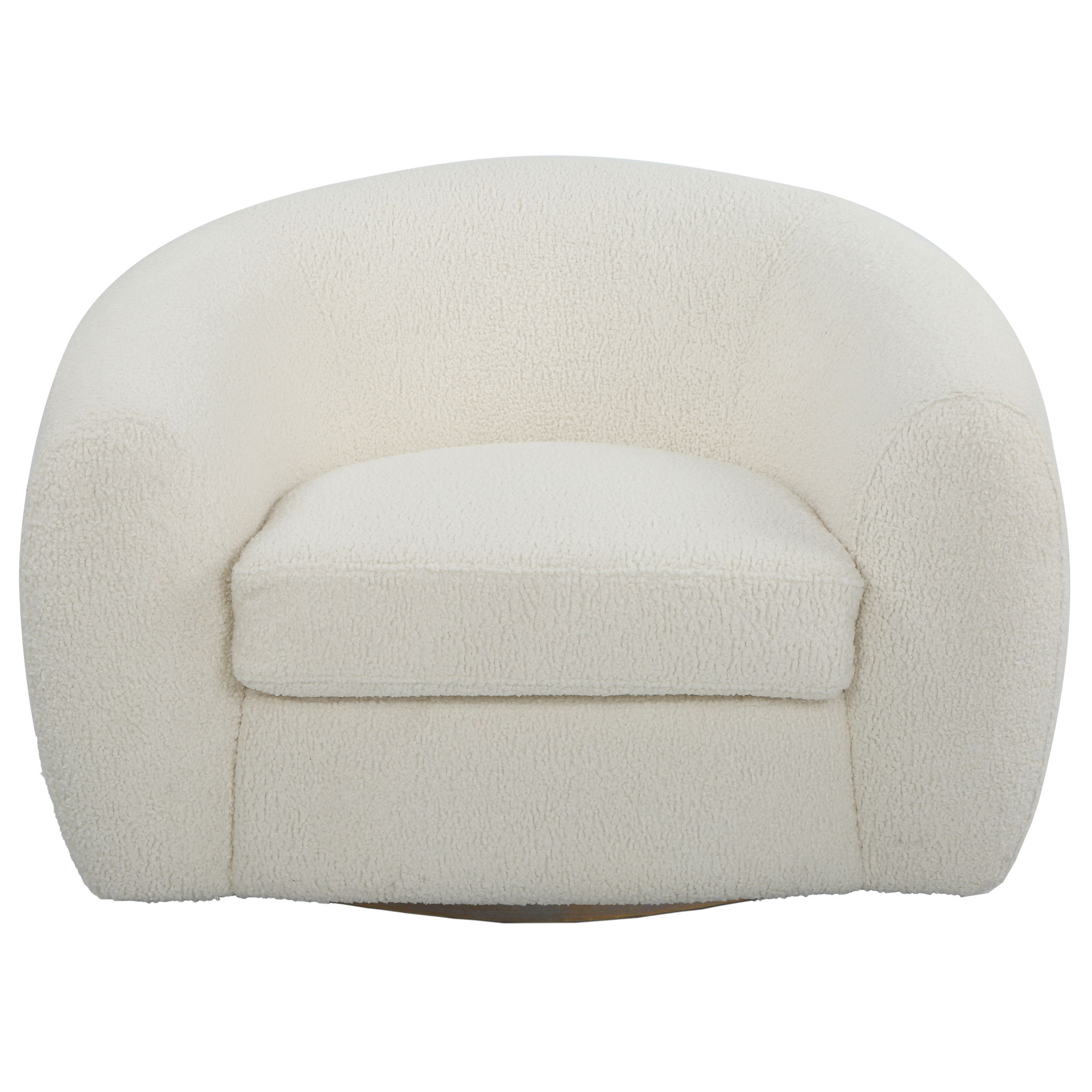Capra Art Deco White Swivel Chair Capra Art Deco White Swivel Chair large image