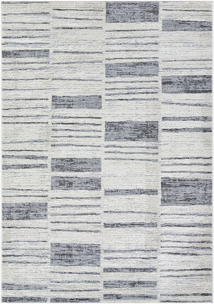 Siyah Machine Woven Rug, by Surya, 6'11.86" length x 5'2.99" width