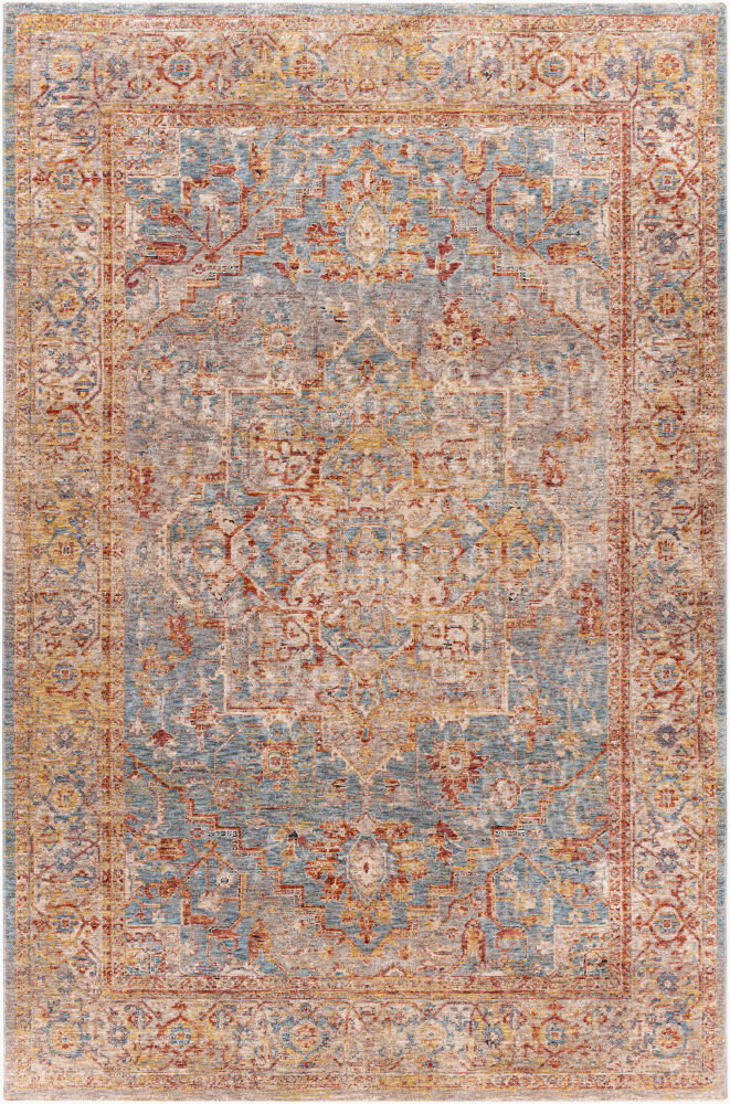 Mirabel Machine Woven Rug, by Surya, 9'6.17" length x 6'6.74" width
