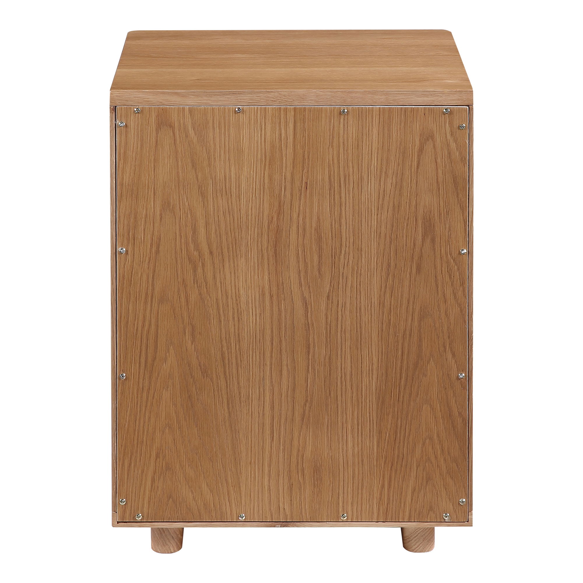 Osamu Nightstand Natural Oak, by Moe's Home, 17" width x 24" height x 15" depth View 4