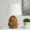 Reed Honey Rattan Table Lamp, by Uttermost, 18" width x 25" height x 18" depth thumbnail 4
