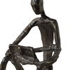 Sit Back Relax And Read Iron Sculpture, Decorative by Uttermost, 4" width x 6" height x 8.75" depth thumbnail 6