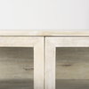 Arelius 36L x 18W x 32H White Wood, Gold Metal Base with 2 Glass Doors Accent Cabinet, Cabinets & Chest by Mercana, 36" length x 18.75" width x 32" height thumbnail 9