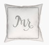 Husband Accent Pillow, Decorative Pillow by Surya, 20" length x 20" width thumbnail