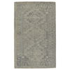 Handmade Tufted Wool Area Rug in Gray/Cream thumbnail 0