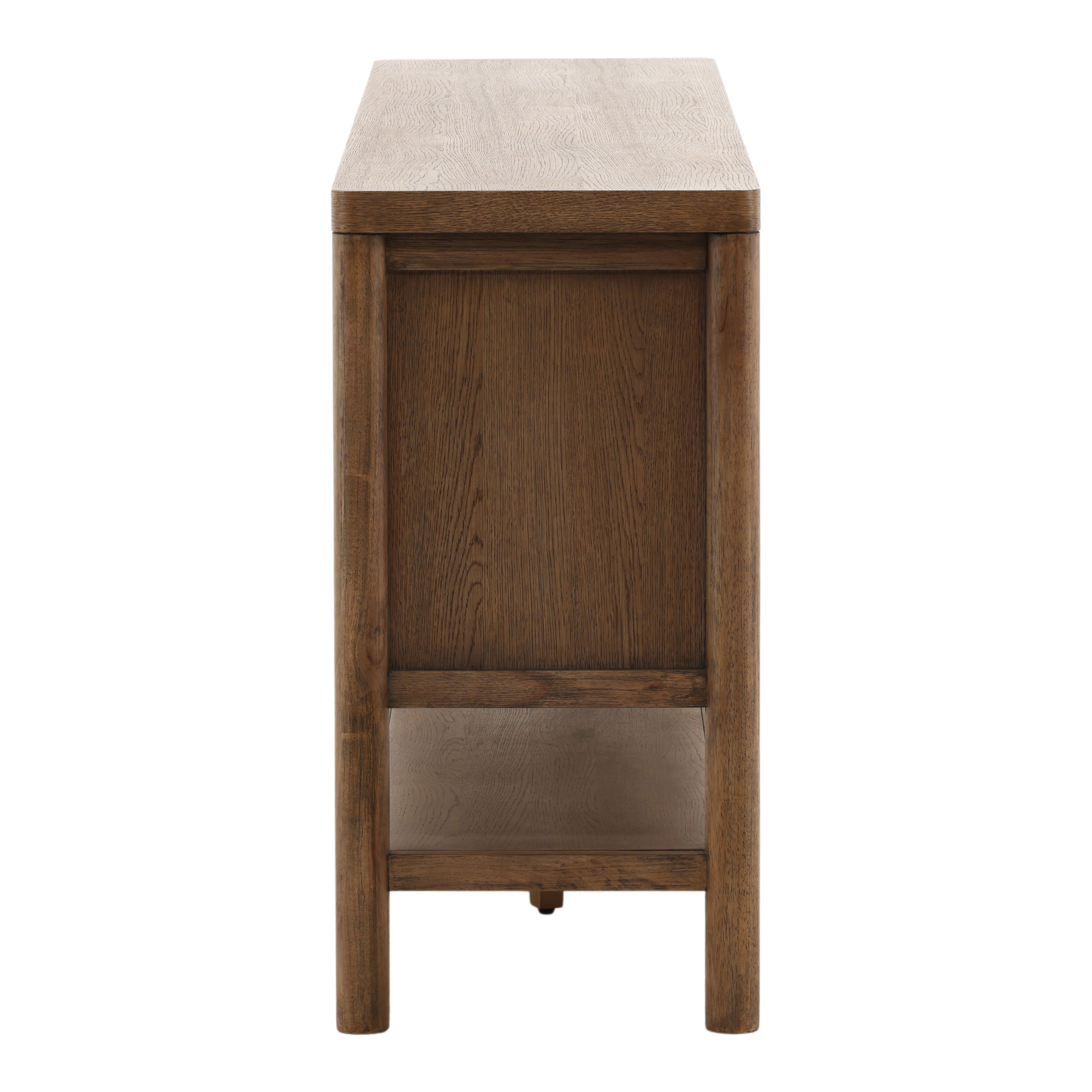 Estrada Sideboard Dark Brown, Sideboards & Buffet by Dovetail, 84" width x 36.25" height x 18" depth View 3