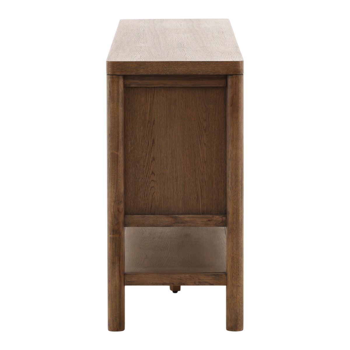 Estrada Sideboard Dark Brown, Sideboards & Buffet by Dovetail, 84" width x 36.25" height x 18" depth View 3