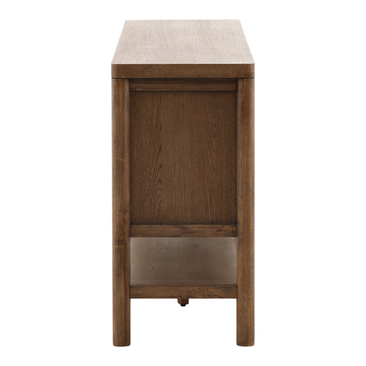 Estrada Sideboard Dark Brown, Sideboards & Buffet by Dovetail, 84" width x 36.25" height x 18" depth View 3