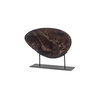 Galen Sculpture Saint Laurent Brown Marble, Figurines & Statue by Moe's Home, 15" width x 12" height x 4" depth thumbnail 2