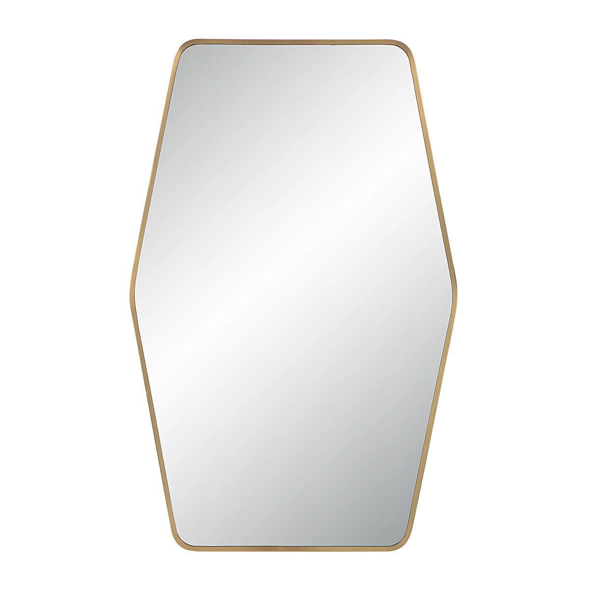 Mocha Wall Mirror, by Renwil, 40" height x 0.5" depth View 1