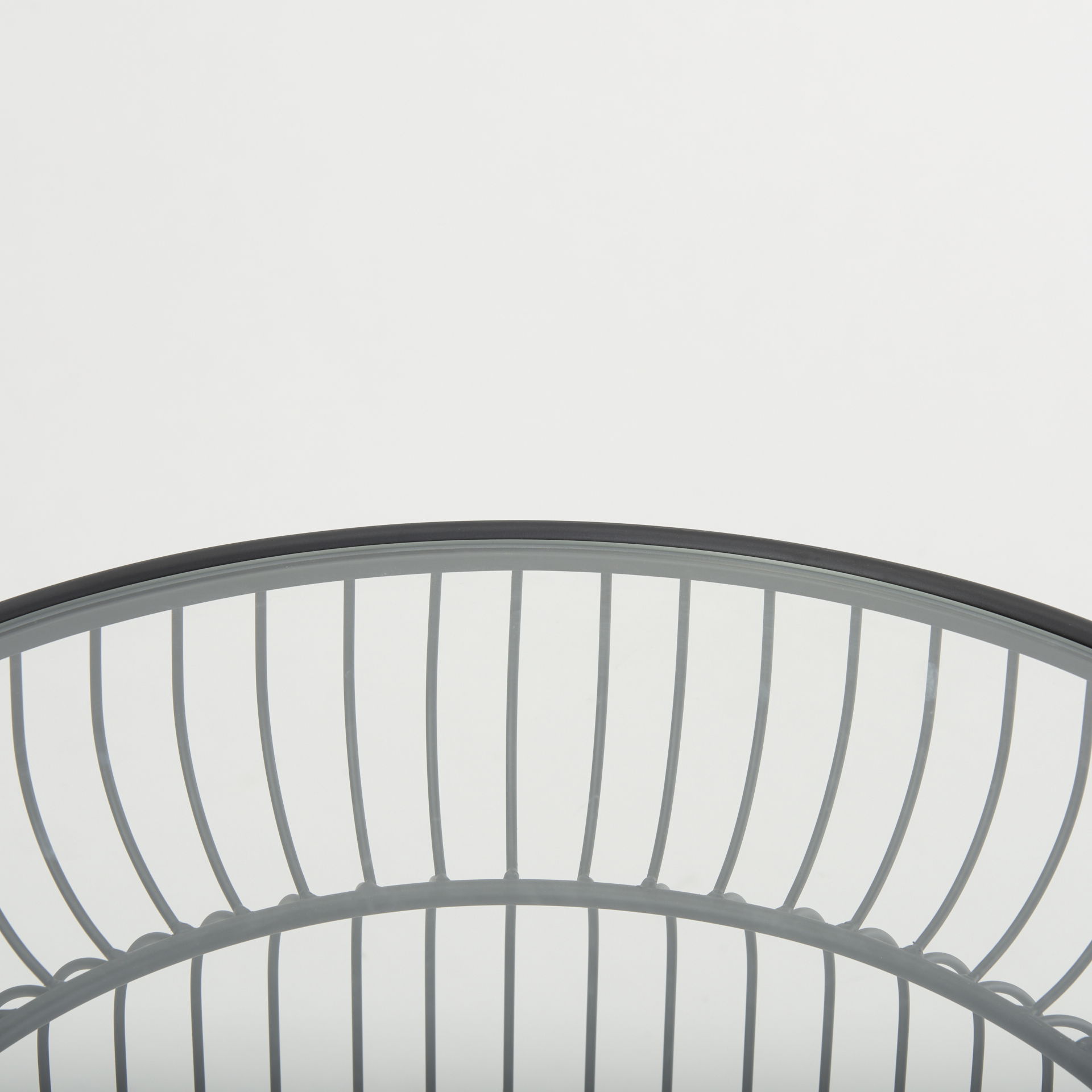 Shani Set of 2 Round, Black Metal with Glass, Accent Tables, Side & End Table by Mercana, 30.71" length x 18.9" width x 20.08" height View 7