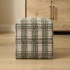 Joie Ireland Plaid Ottoman, Furniture by Uttermost, 18" width x 18" height x 18" depth thumbnail 3