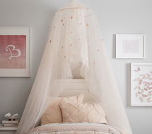 Online Designer Nursery Monique Lhuillier Blush Petal Canopy