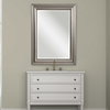 Stuart Silver Beaded Mirror, by Uttermost, 2'2.75" width x 3'0.75" height x 1.5" depth thumbnail 4