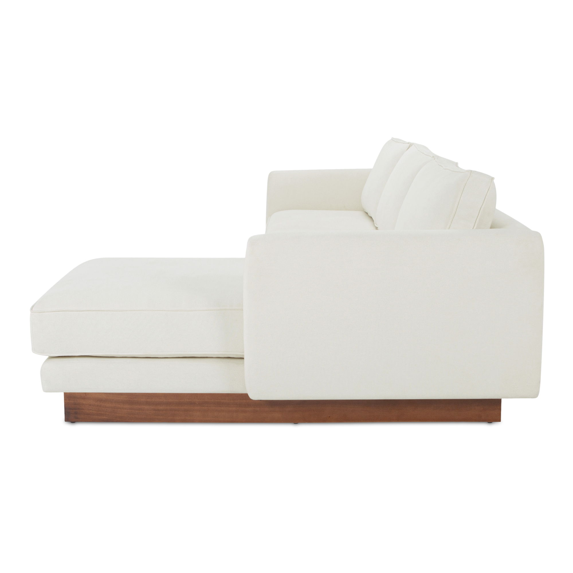 Vernon Right Sectional White large image 