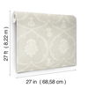 Royal Damask Soft Grey Wallpaper thumbnail 5