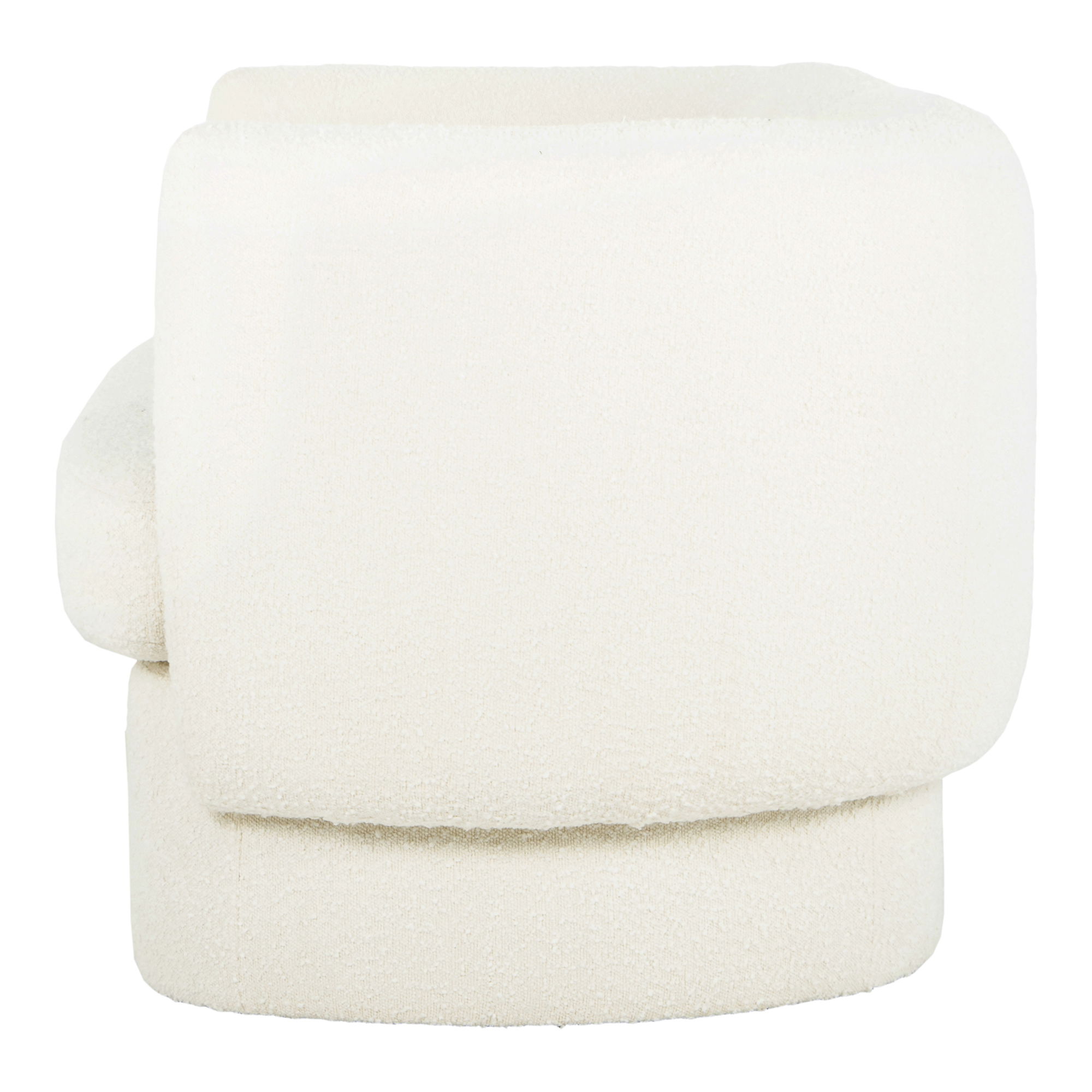 Koba Sofa Maya White, Sofas & Sectional by Moe's Home, 83.75" width x 29.5" height x 33.75" depth View 3