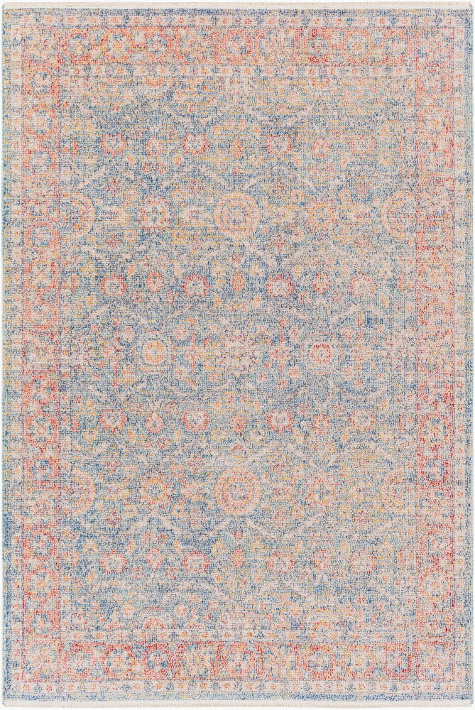 Subtle Machine Woven Rug, by Surya, 1'3.75" length x 1'3.75" width