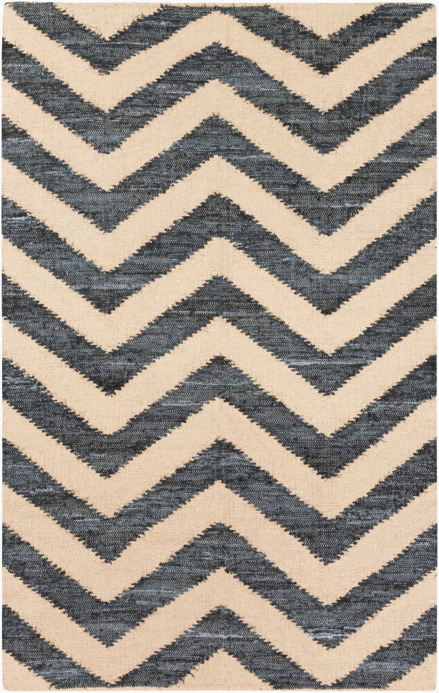 Denim Handmade Rug, by Surya, 3' length x 2' width