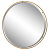 Canillo Gold Round Mirror, by Uttermost, 3'6" width x 3'6" height x 0.75" depth thumbnail 5