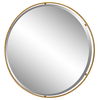 Canillo Gold Round Mirror, by Uttermost, 42" width x 42" height x 0.75" depth thumbnail 5