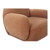 Hazel Lounge Chair Copper, Accent Chair by Moe's Home, 39.5" width x 28.75" height x 33.75" depth thumbnail 6