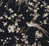Bird & Blossom Chinoserie Black Wallpaper, by York Wall, 27' length x 2'3" width x 0.02" depth thumbnail
